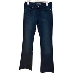 Roebuck & Co R1893 Womens Bootcut Jeans Dark Wash Size 8 Blue Denim Stretch